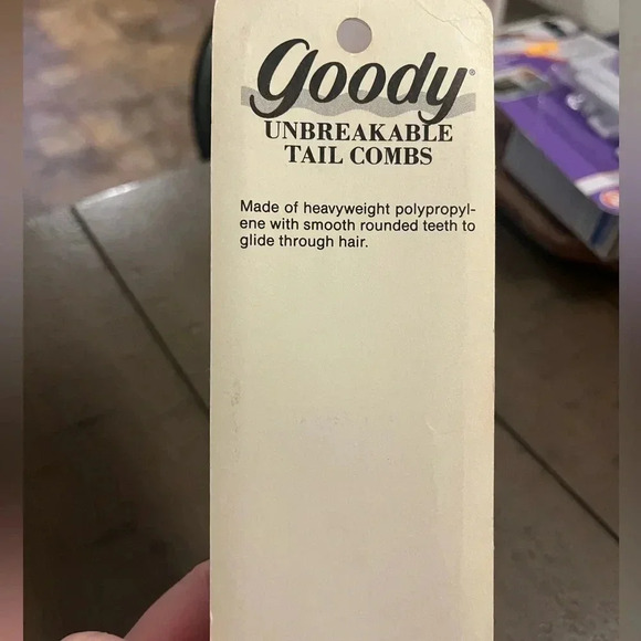 Goody Unbreakable Dressing Combs New Made In USA VINTAGE 1989 Set Of 2 - Picture 4 of 6